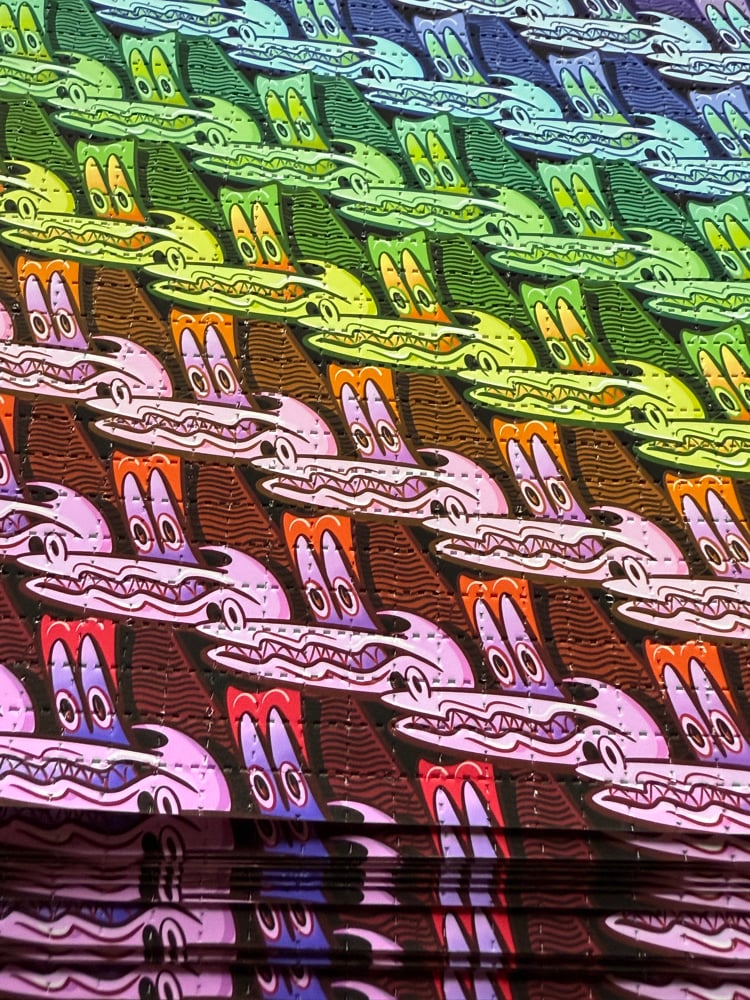 Alligator Blotter Print 