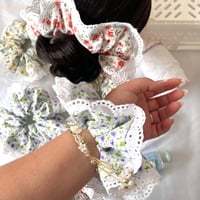 Image 3 of Lacy Scrunchies - Floral (Large)