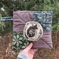 Image 1 of lil mouse quilted pouch