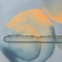 Image 4 of dainty moon pearl necklace