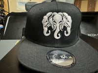 Image 1 of 3 headed elephant SnapBack