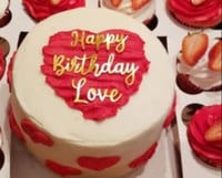 Image 7 of Cake script cake topper