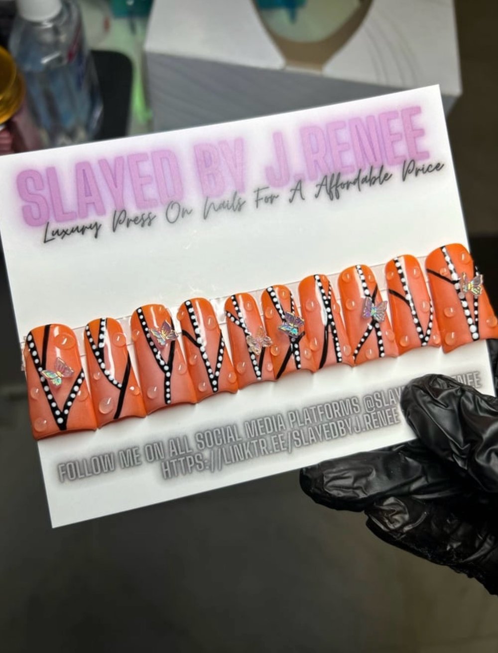 Butterfly Orange Duckies