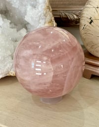 Image 9 of Large Rose Quartz Sphere | Madagascar #2967