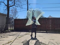 Image 3 of Healing worship flags - Restoration(mint green) Adult