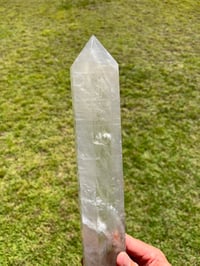 Image 6 of Large Smoky Quartz Generator with Rainbow Statement Piece #1113