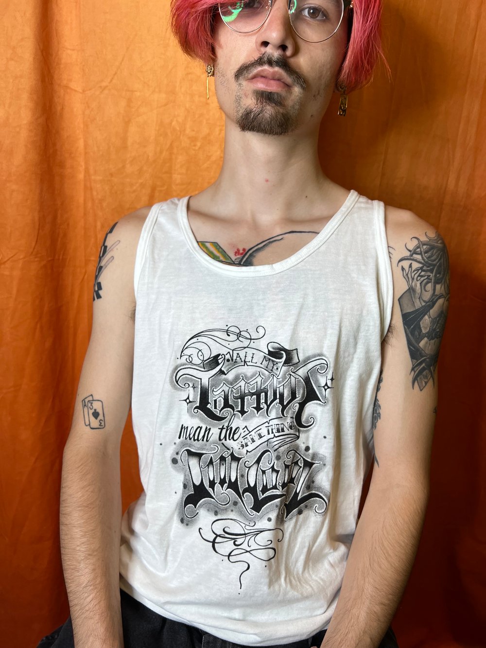 Image of All my tattoos tank top