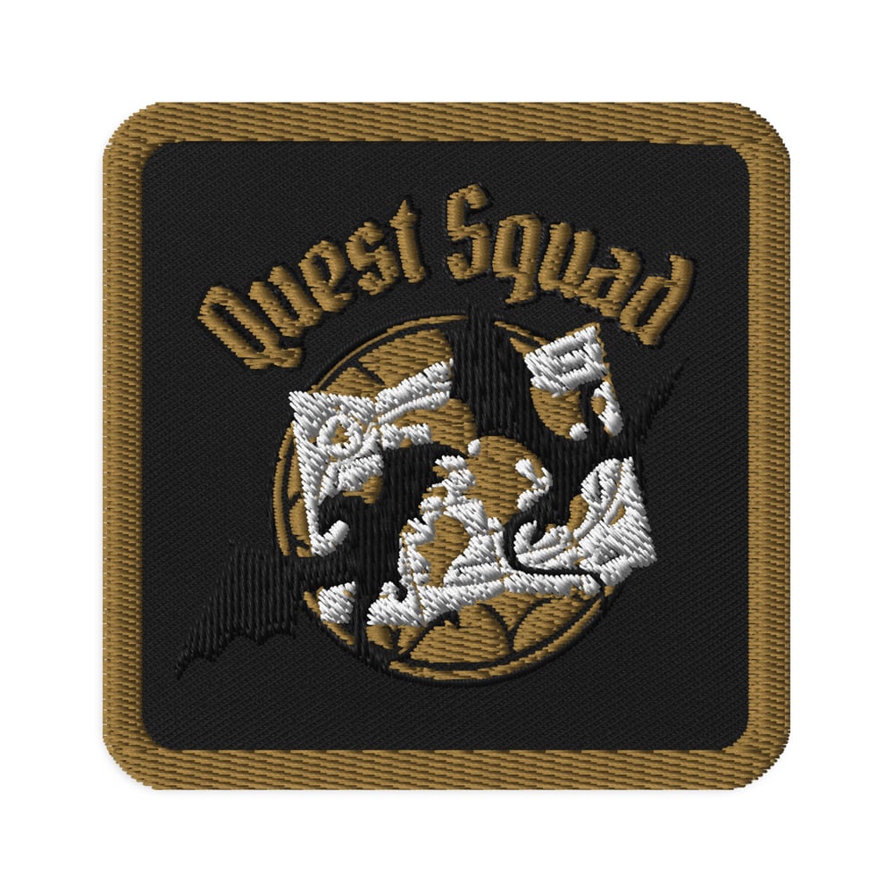 Image of Officially licensed fourth wing Quest squad Embroidered patch