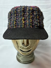 Image 2 of PINK KNIT PAINTERS CAP