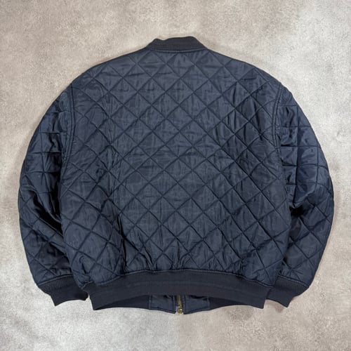 Image of 1990s Quilted Bomber Jacket, Size Large