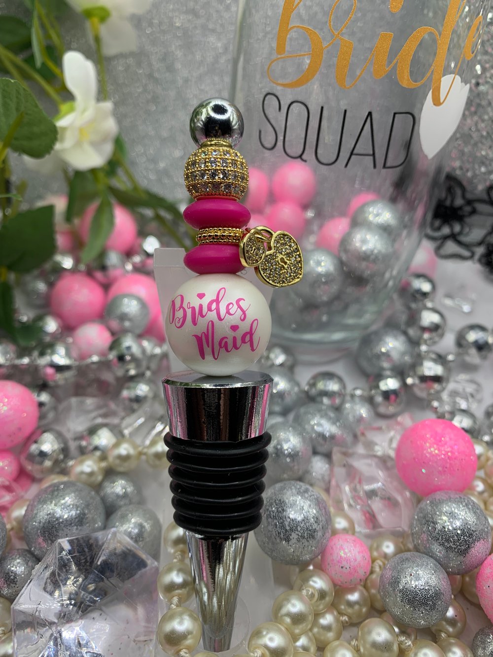 Image of Bridal Party Bottle Stoppers (Bride)