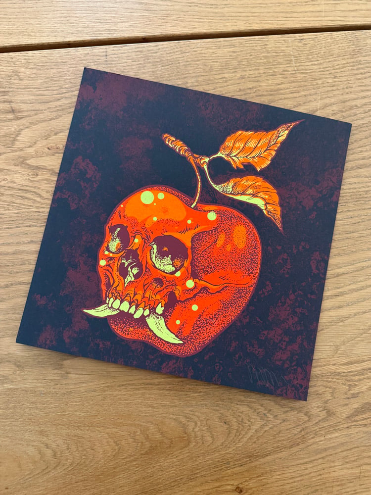 Apple Skull mini print | johndyerbaizley