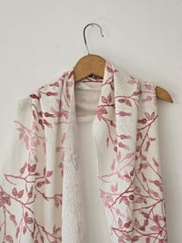 Image 2 of Wild Love • Hemp scarf white