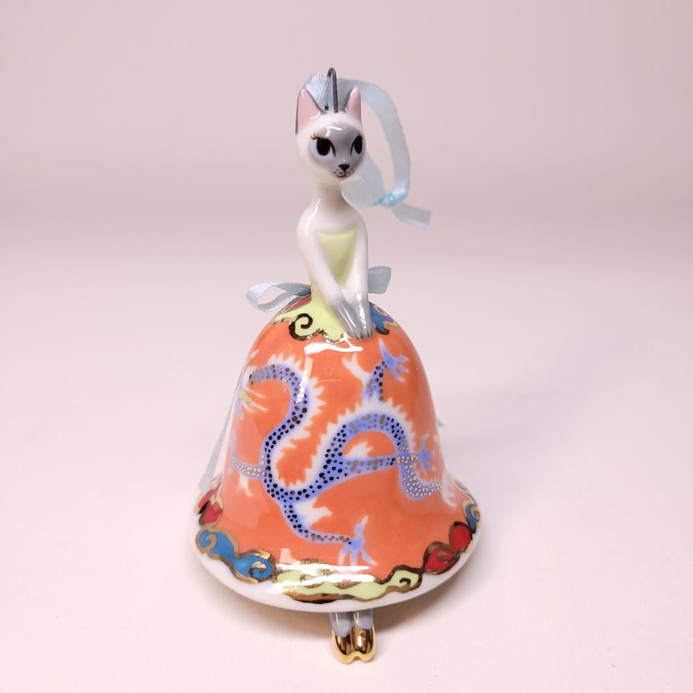 Image of Year of the Dragon Porcelain Christmas Bell