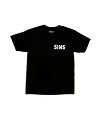 Image 2 of SINS SMOKING REAPER TEE  BLK