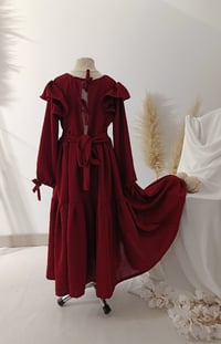 Image 3 of Girls photoshooting dress Suzie | size 116/122(EU) | 4-6 years | burgundy 