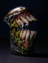 Image 2 of Xenomorph Skull Slim Zippo Lighter/Bleeding Drone/glow in the dark