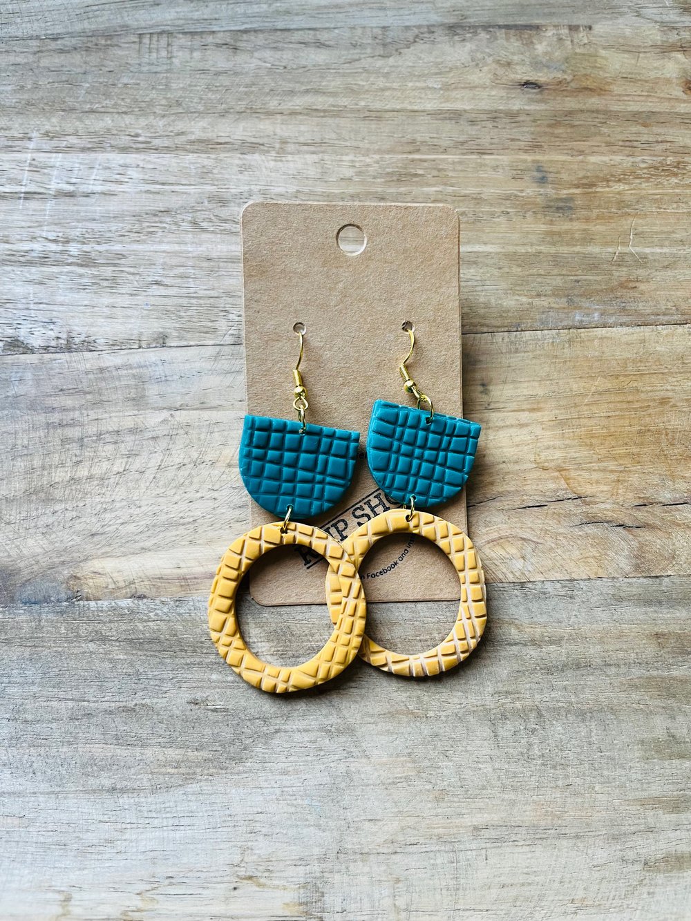 Image of Biscayne in Teal & Gold