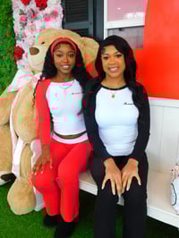 Image 3 of Black & White Long Sleeve Set