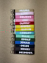 Image 1 of Custom Name Wristlet