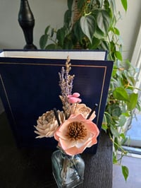 Image 5 of Blush and Cocoa Floral Reed Diffuser