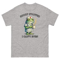 Image 4 of Short Staffed I Can’t Even Nurse Frog Unisex T-Shirt