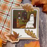 Image 1 of ghostie polaroid stickers 