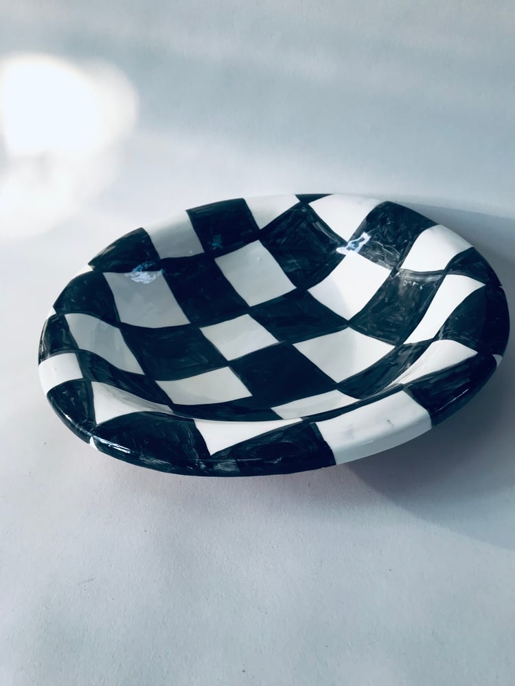 Image of CHEQUERED XL BOWL 