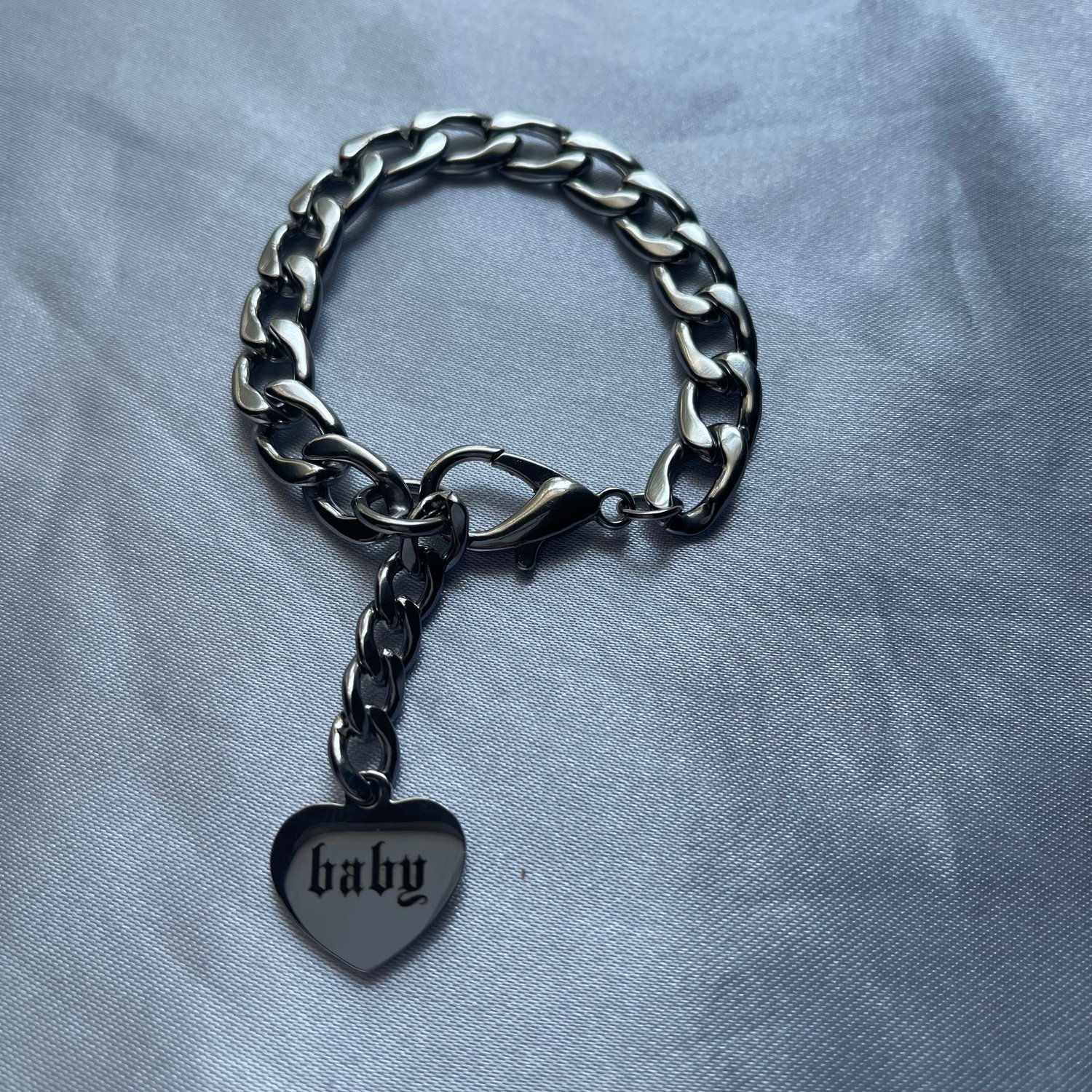 Image of evil baby chain bracelet