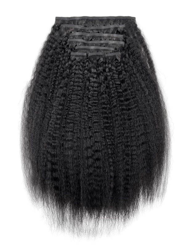 Image of Afro Straight Clip-In Extensions
