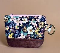 Indigo Bloom Coin Purse- Local Pick Up