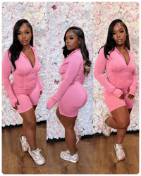 Image 1 of pink shorts all purpose 2pc