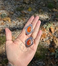 Image 2 of Carnelian earrings 