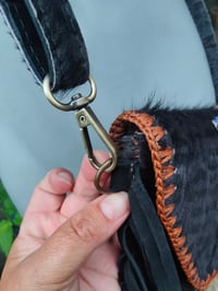 Image 10 of Barca bag -black leopard