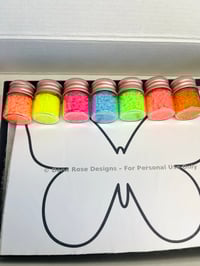 Image 5 of Neon Yellow Butterfly Beading Kit 