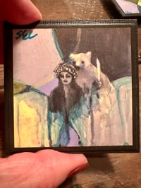 Image 2 of Muses Signed Art Magnets Set of 4 