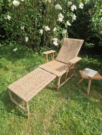 Image 5 of La chaise longue en rotin 
