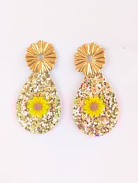 Boucles d'oreilles Glitter gold