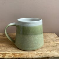Image 1 of Tapered mug green
