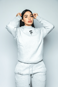 Image 2 of Grey Crewneck Sweater