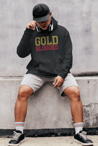 Gold Blooded Black Hoodie