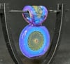 Crushed Opal over Royal Jelly and Meta Fumicello Pendant