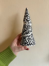 Image 1 of Ceramic Christmas Tree Tall - Black 