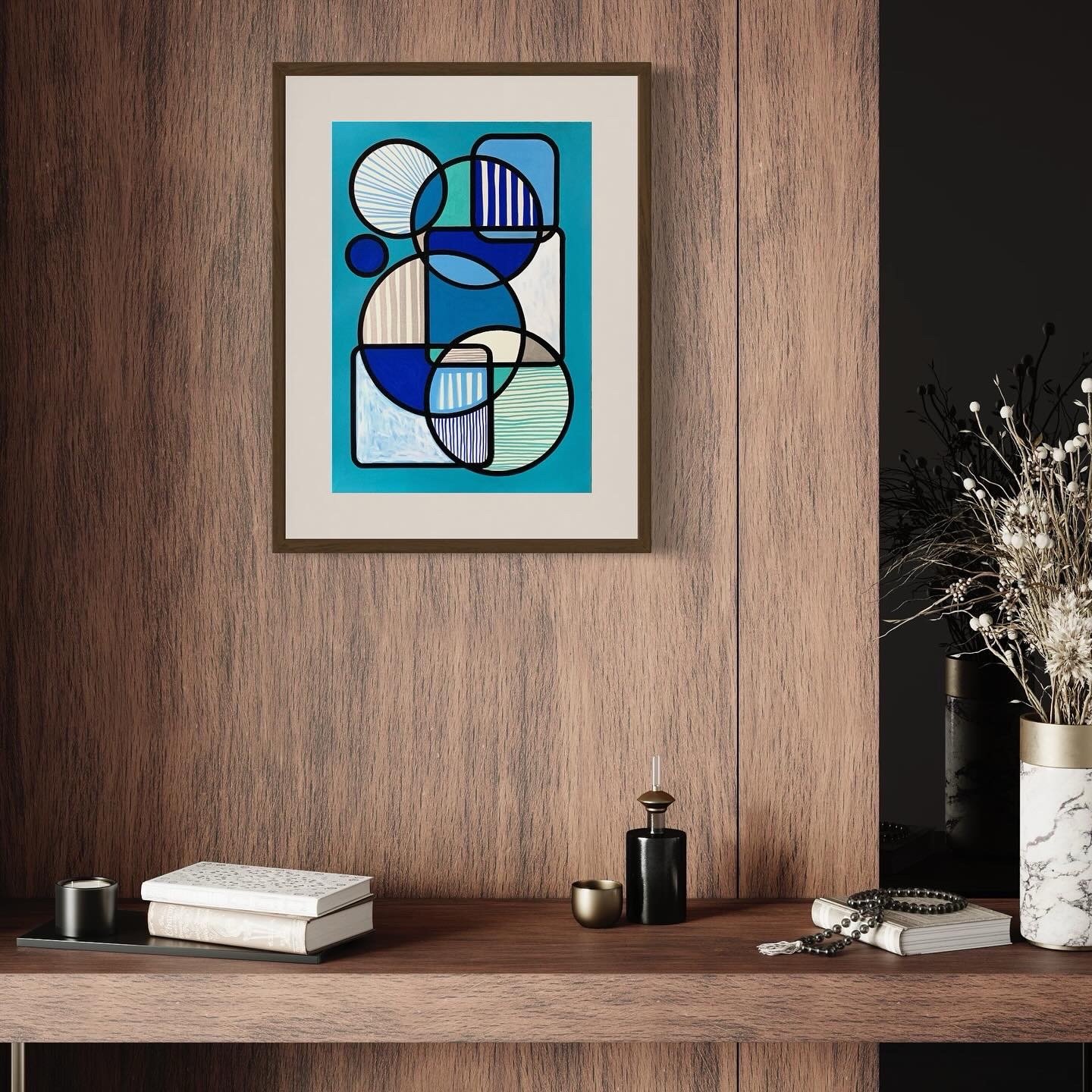 Image of 'Sea Breeze' Acrylic Painting on 300gsm Cotton Paper