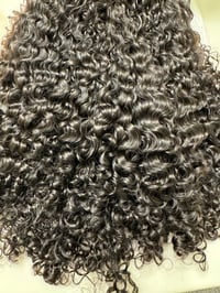 Image 7 of 14 inch COILY CURLY BOB with KINKY COILY EDGES 8X6 HD LACE CLOSURE WIG