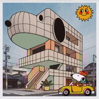 Snoopy buys a bootleg snoopy house in Tokyo