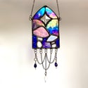 Galaxy Mushie Suncatcher-pink & blue