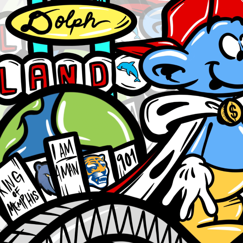 DolphLand Print
