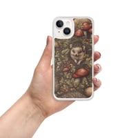 Image 21 of Boho Nature Cottagecore Inspired Hedgehogs Among Mushrooms Clear Case for iPhone®