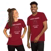Image 5 of Unisex t-shirt (LIFE IS NOT A GAME)